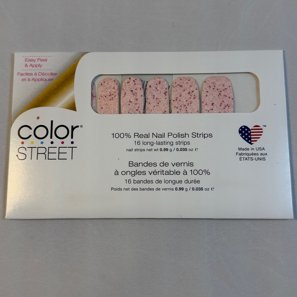 Color Street Pink Warrior Nail Strips